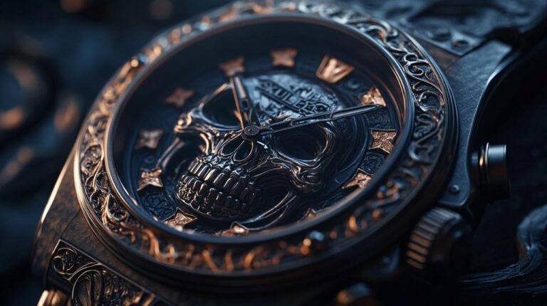 Ideas de regalos únicos para rockeros: descubre el reloj Skullex con diseño de calavera