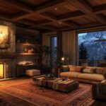 9 ideas de decoración rústica para una casa rural en la montaña